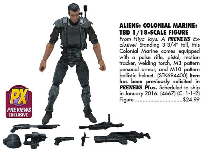 PX Colonial Marines (Previews 328, 2016-01)